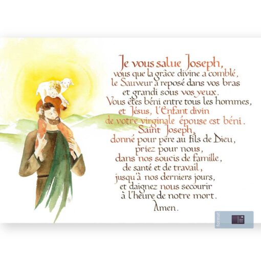 Je vous salue Joseph
