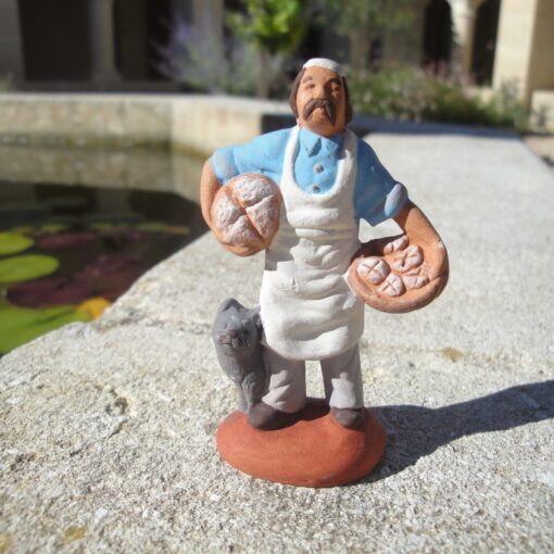 Santon Boulanger avec son chat – Image 2