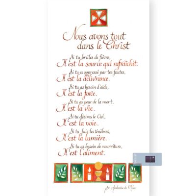 Nous avons tout dans le Christ